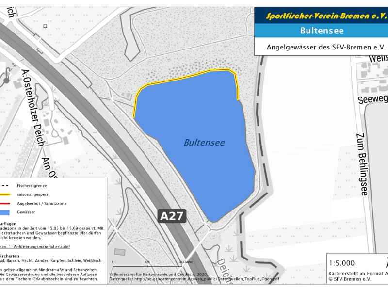 Bultensee, Blockdieksee, Tenever See, Friedhofsgewässer Osterholz