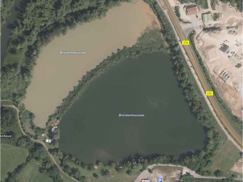 Brückenhaussee (Stadtsee) bei Baunach